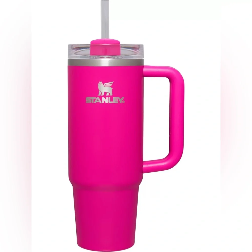 🎉LAST PIECE🎉 Stanley 30 oz. Quencher H2.0 FlowState Tumbler Camelia - Picture 2 of 14